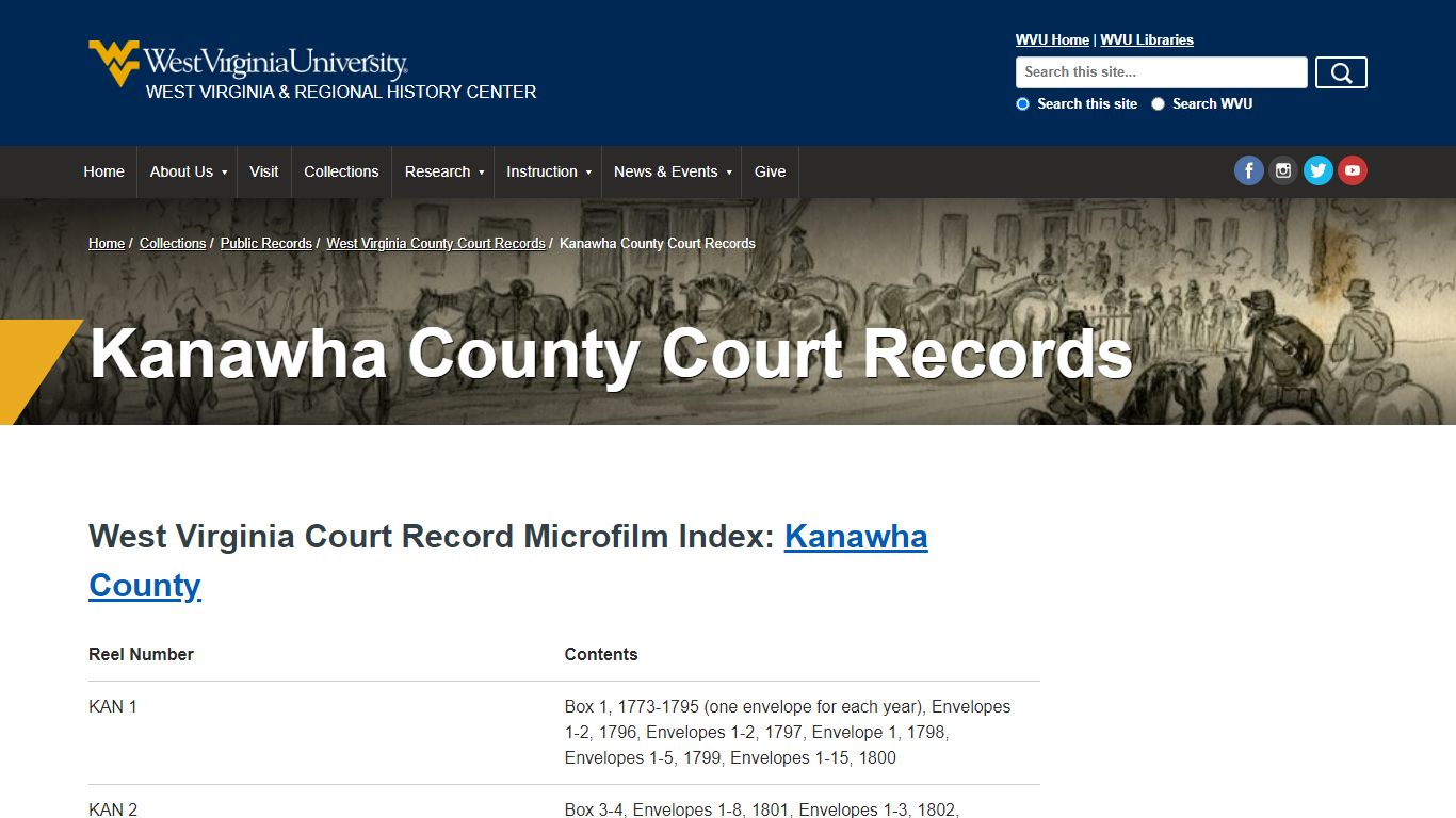 Kanawha County Court Records | West Virginia and Regional ...