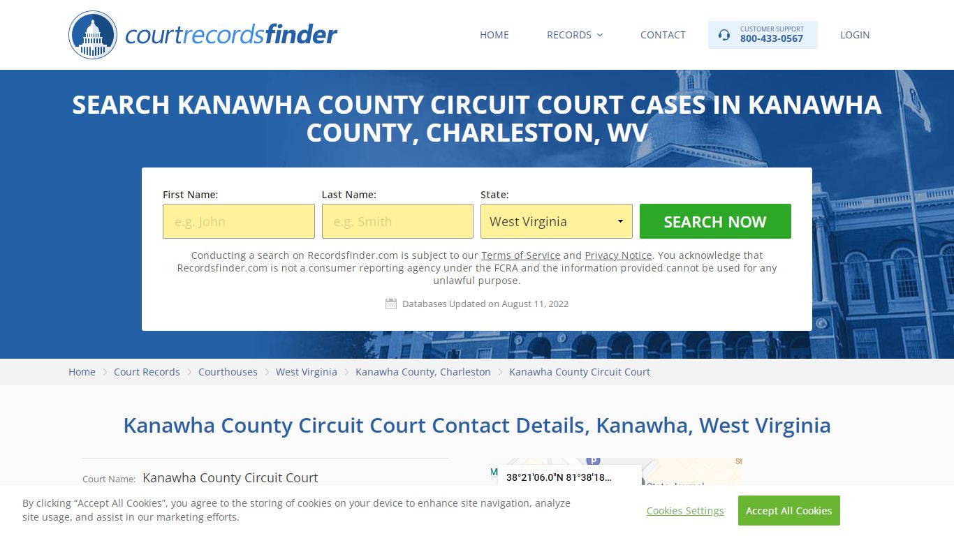 Kanawha County Circuit Court Case Search - Kanawha County ...